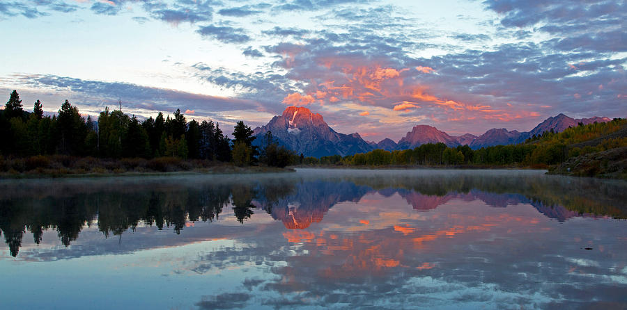Oxbow Bend Reflection Photograph by Shari Sommerfeld