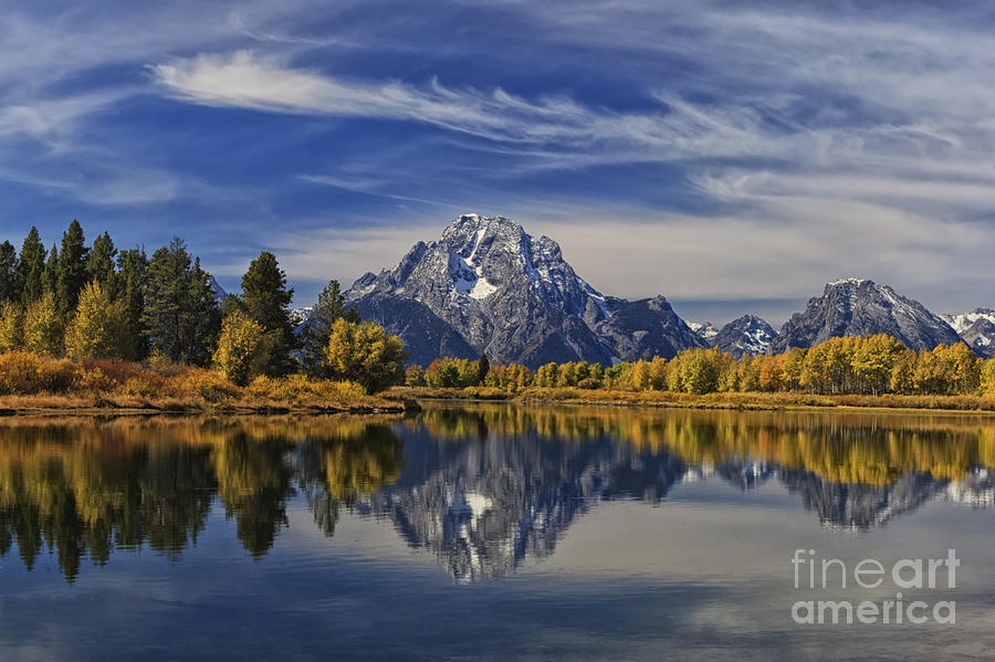 Oxbow Reflections Photograph by Mark Kiver