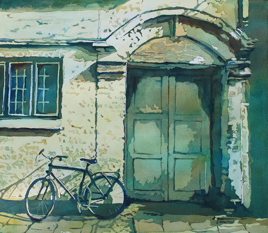 Oxford Bike Painting by Jenny Armitage