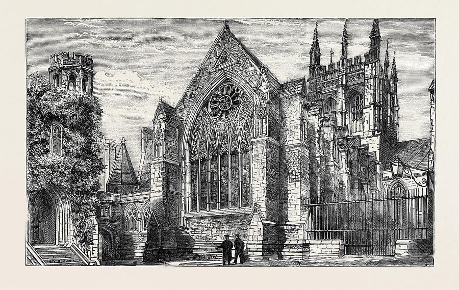 Oxford Chapel, Merton College Drawing by English School - Pixels