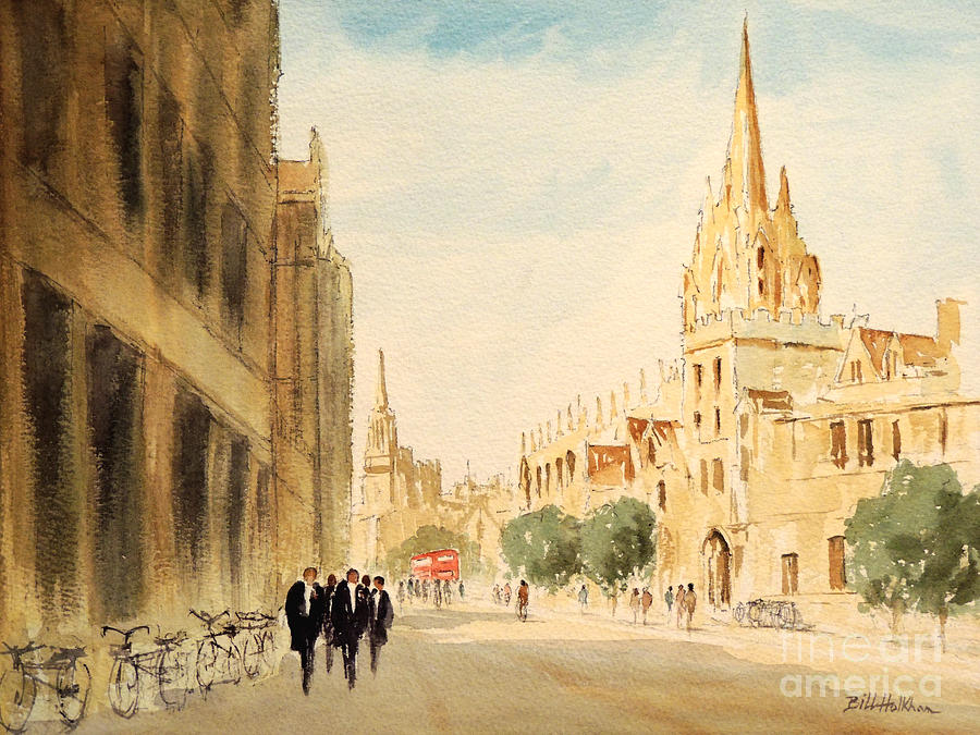 Oxford High Street Painting by Bill Holkham