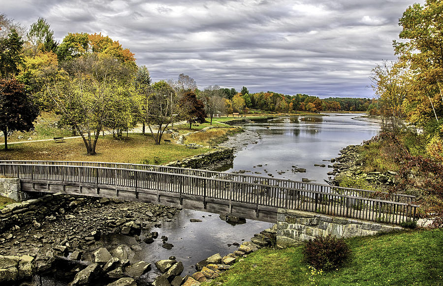 Durham Photograph - Oyster River in Fall by Betty Denise