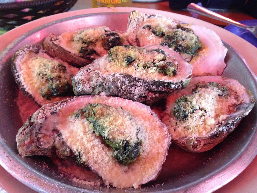 Oysters Rockafella At Jj Oyster Bar In Fort Worth Texas Photograph by Shawn Hughes