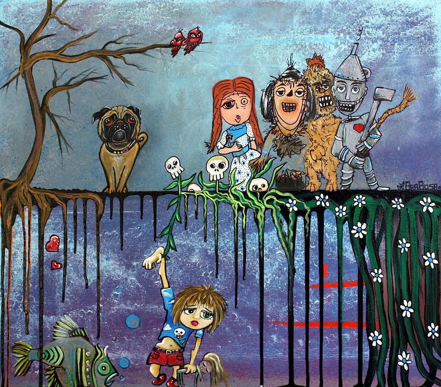 Wizard Of Oz Painting - OZ by Laura Barbosa