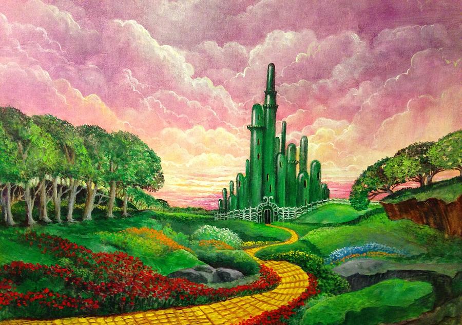 Oz Revisited Painting by Rand Burns