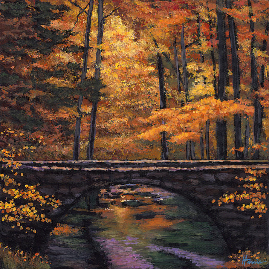 Bridge Painting - Ozark Stream by Johnathan Harris