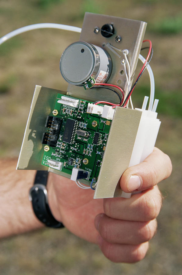 Ozone Sensor Photograph by David Hay Jones/science Photo Library Fine