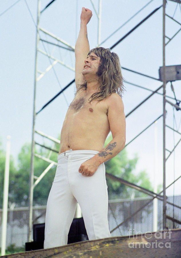 Ozzy Osbourne-Day on the Green 7-4-81 / New Unreleased  Photograph by Daniel Larsen