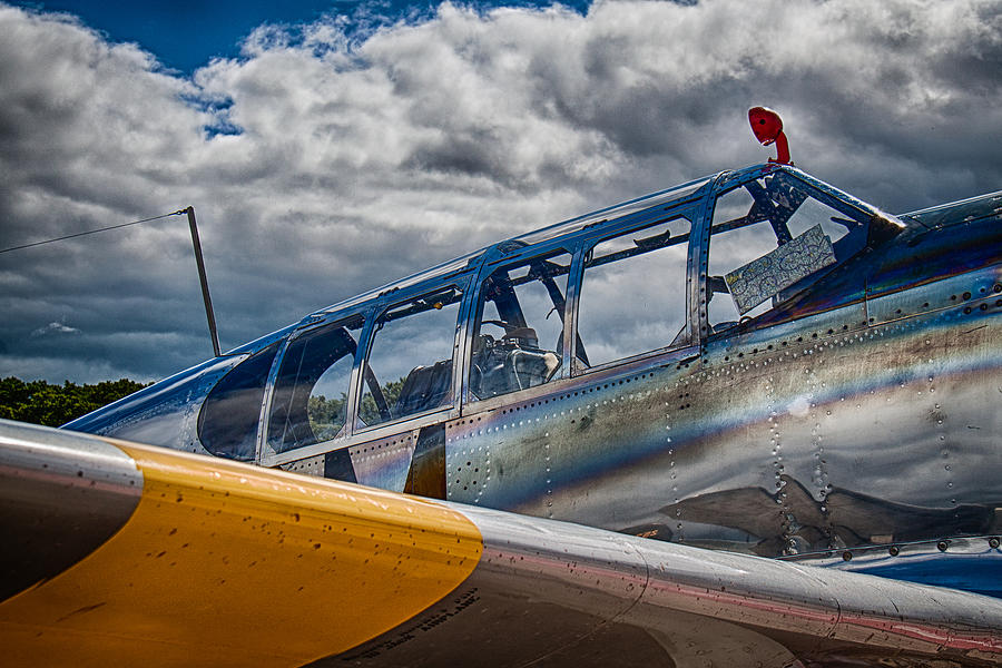 Airplane Photograph - P-51 Mustang Cockpit by Mike Burgquist