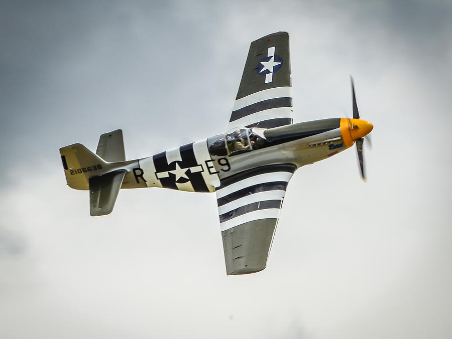 P 51 Mustang Fighter Plane Photograph by Puget Exposure - Fine Art America