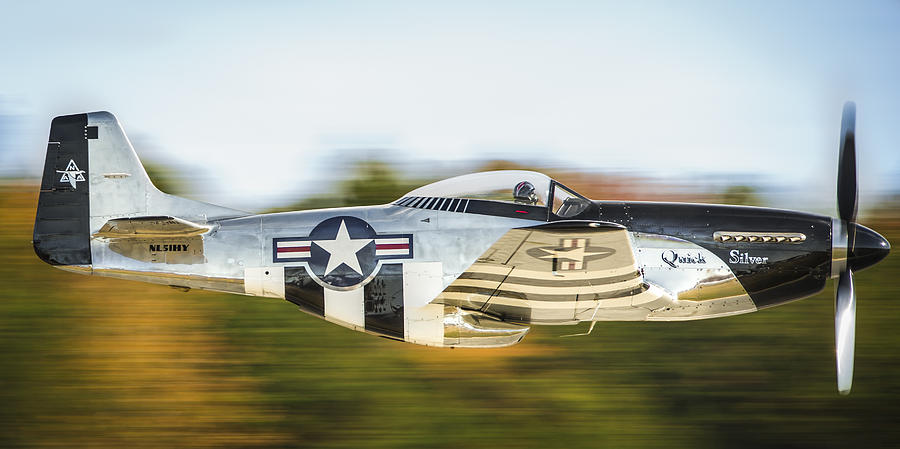 P-51 Mustang Flyby Photograph