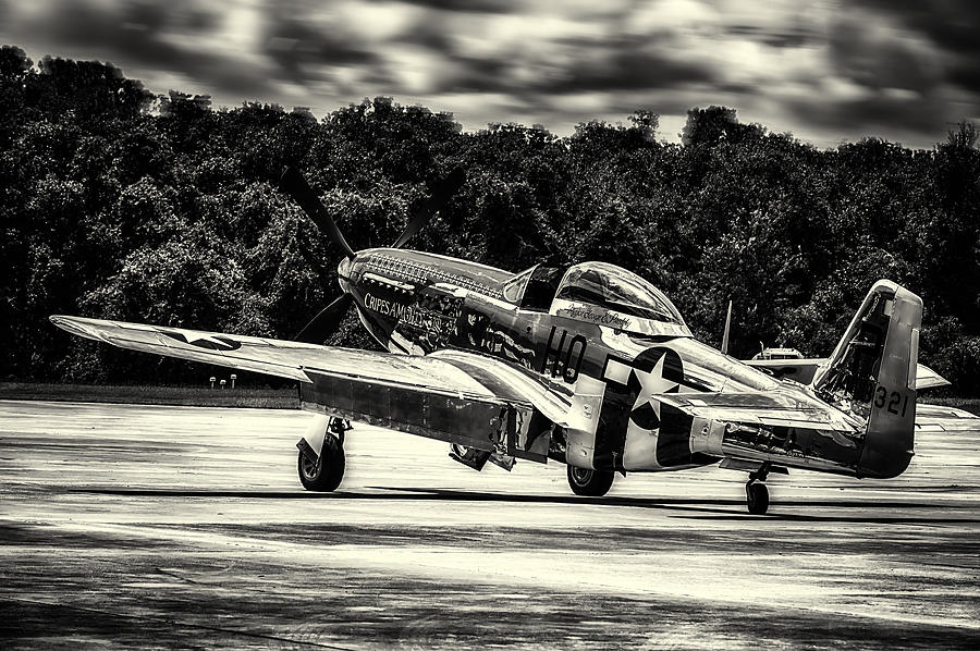 P-51 Mustang in HDR Photograph by Michael White