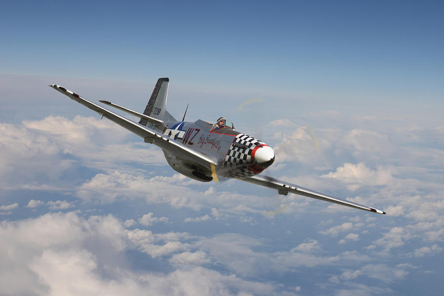 P51 Mustang - Big Beautiful Doll Photograph by Pat Speirs