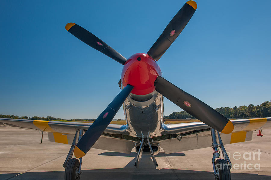 P51 Mustang Prop Photograph by Dale Powell