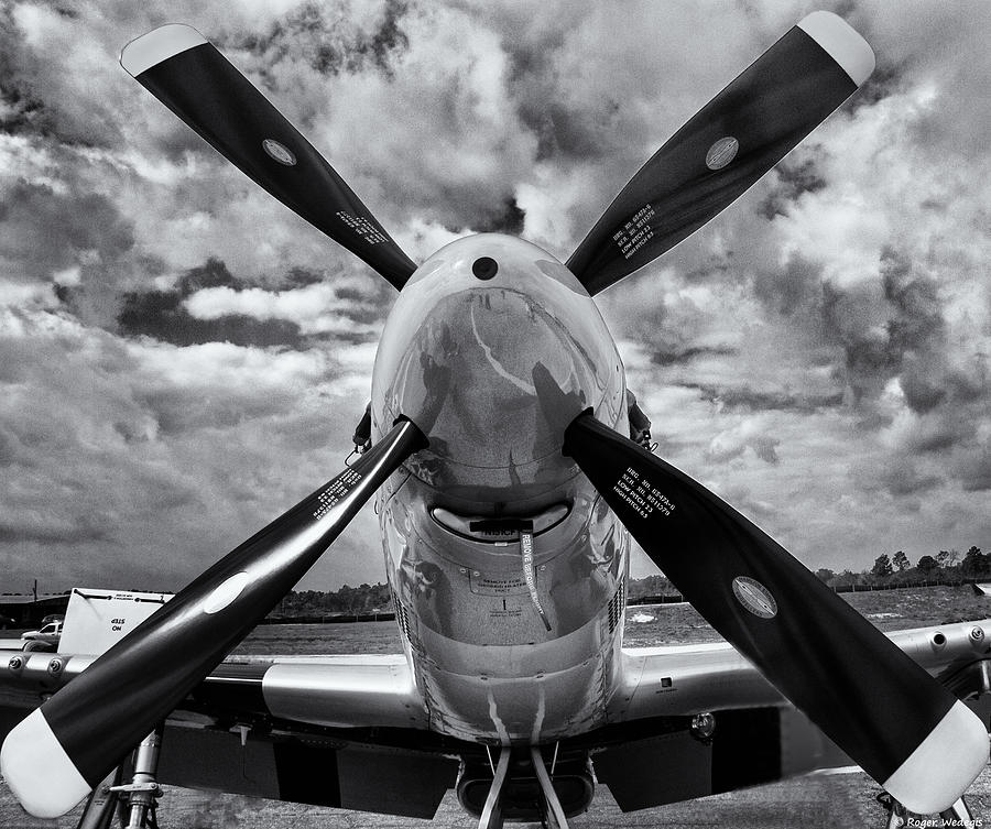 P51 Mustang Propeller Photograph