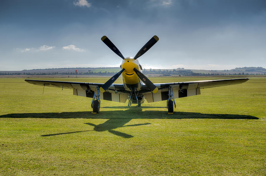 P51D Mustang HDR Photograph by Gary Eason