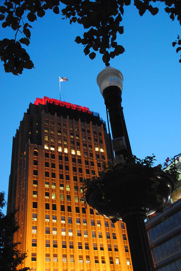 Pa Power Light and Allentown symbol Photograph by Jacqueline M Lewis