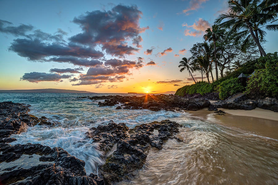 Sunset Photograph - Paaco Cove Maui by Pierre Leclerc Photography