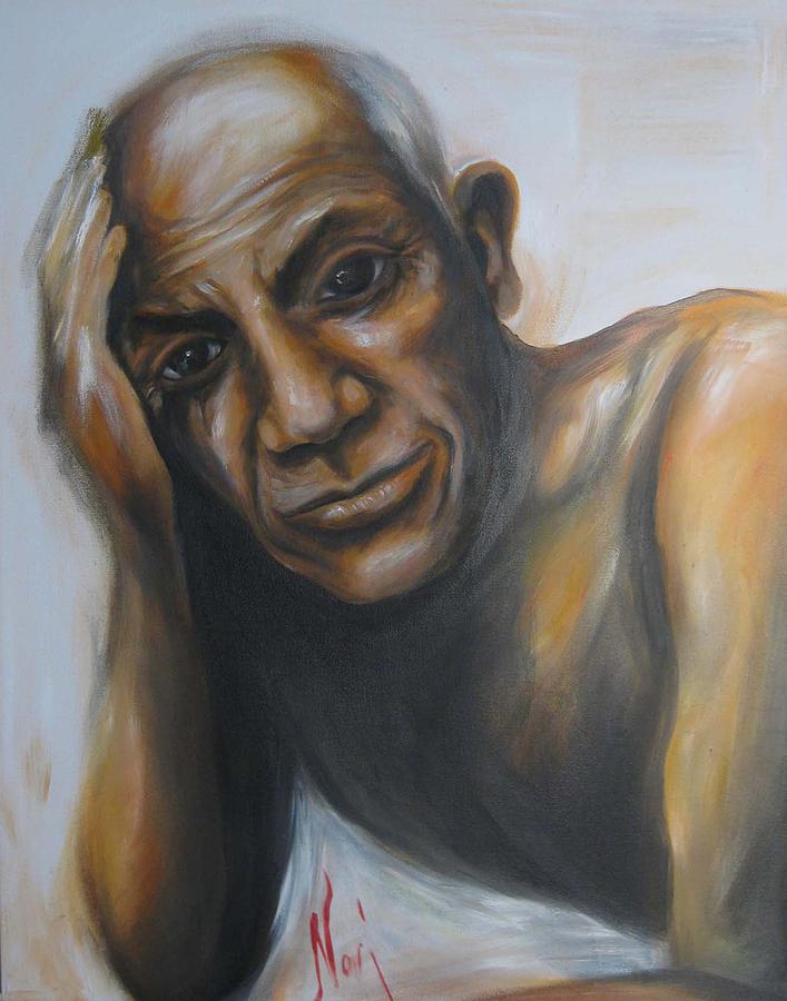 Portrait Painting - Pablo Picasso by Nori Nurita
