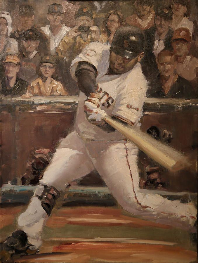 Pablo Sandoval Home Run Painting by Darren Kerr - Fine Art America