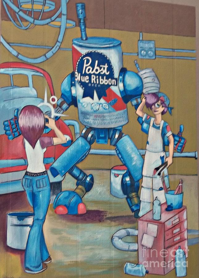 Pabst Mural in the Loop Photograph by Kelly Awad