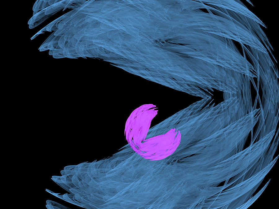 Pac Man Digital Art by Richard J Cassato