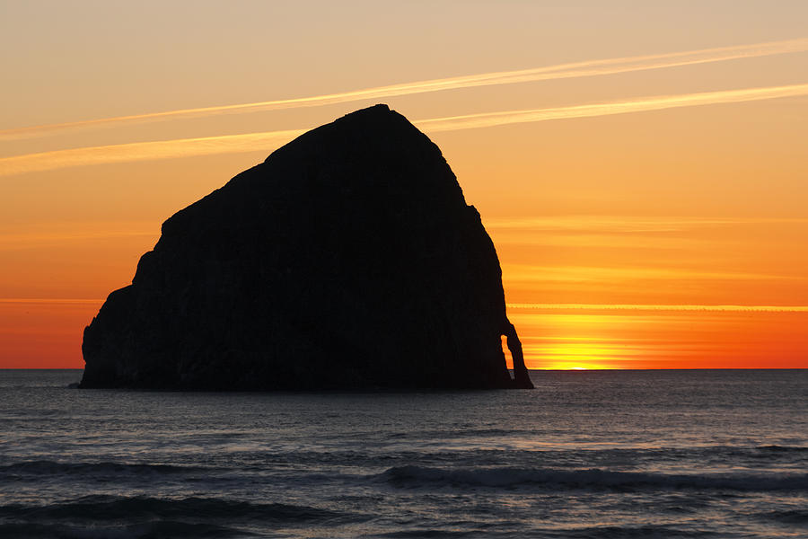 Pacific City Sunset Photograph by Wes and Dotty Weber