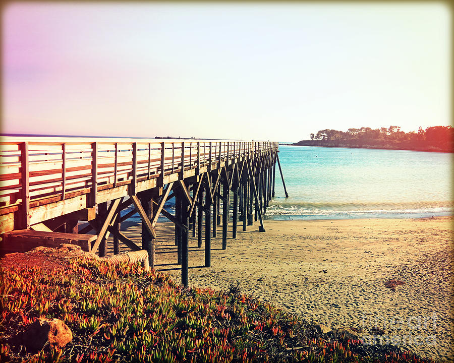California Dreaming - Pacific Coast Highway Pier View II Photograph by Chris Andruskiewicz