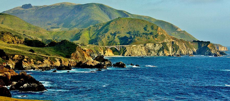 Bridge Photograph - Pacific Coast Panorama by Benjamin Yeager