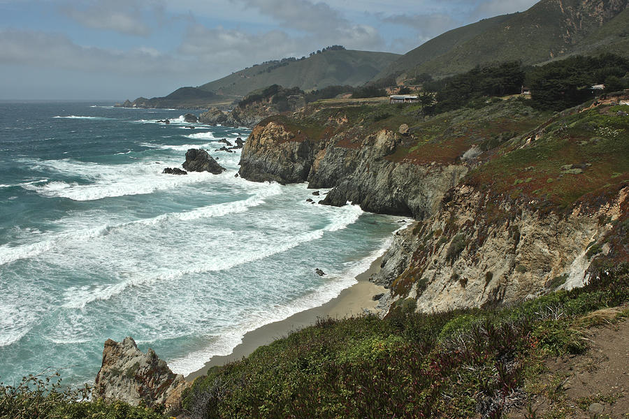 Pacific Coast Highway Photograph - Pacific Coastline  by Gail Maloney