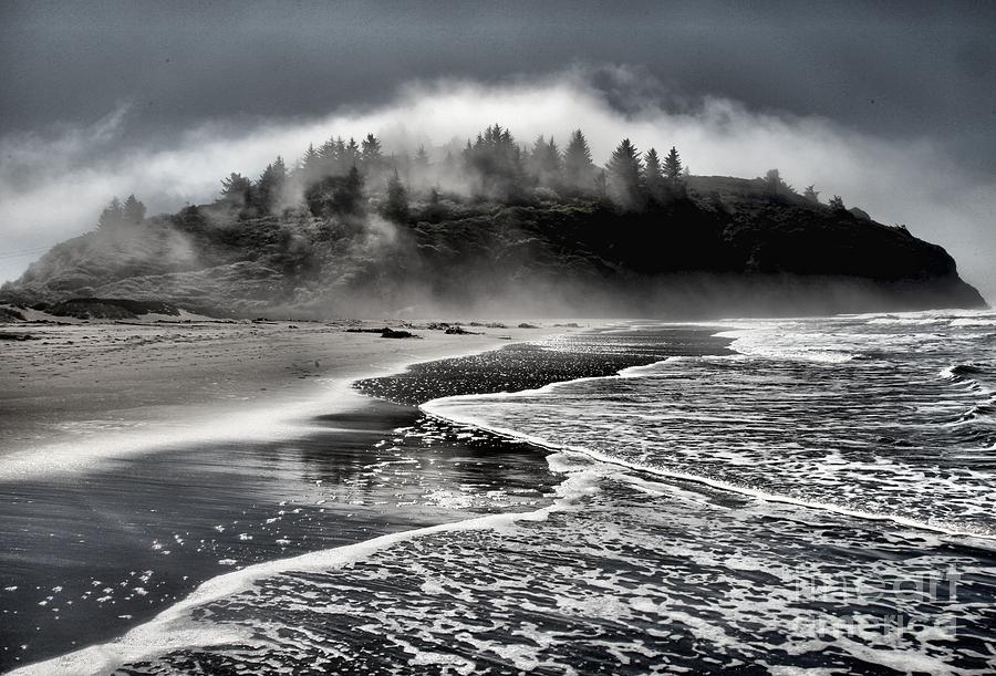 Pacific Island Fog Photograph by Adam Jewell