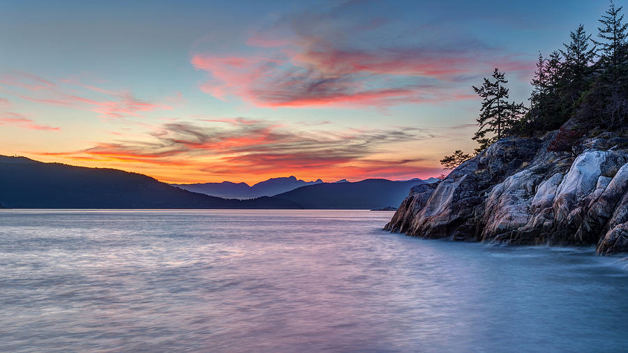 Pacific Northwest Coastline Sunset Photograph by Pierre Leclerc Photography