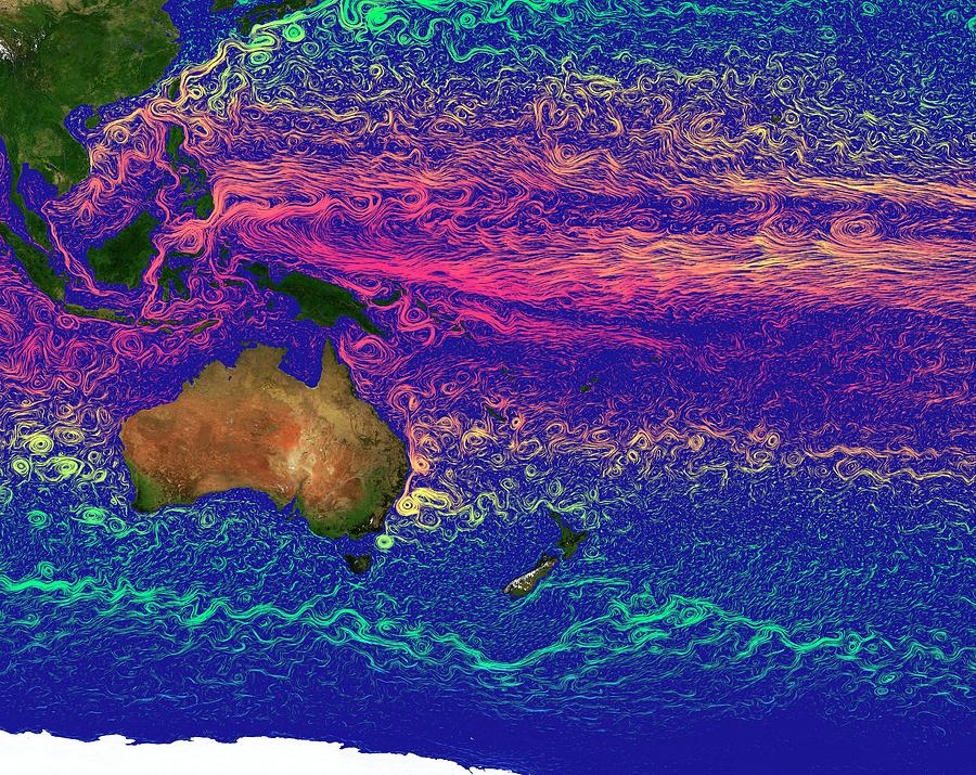 Pacific Ocean Currents Photograph by Karsten Schneider/science Photo Library