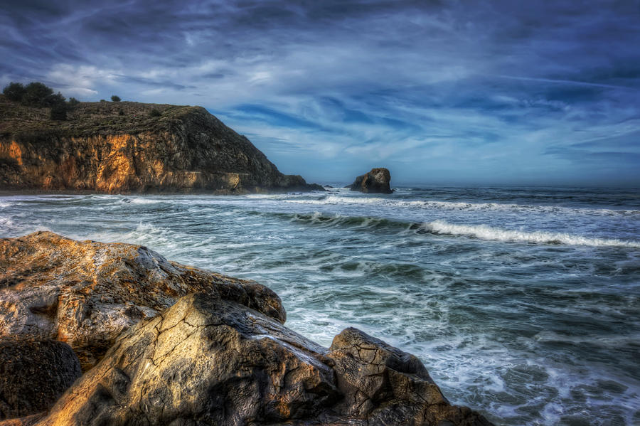 Pacific Ocean Rockaway Beach Pacifica California  Photograph by Jennifer Rondinelli Reilly - Fine Art Photography