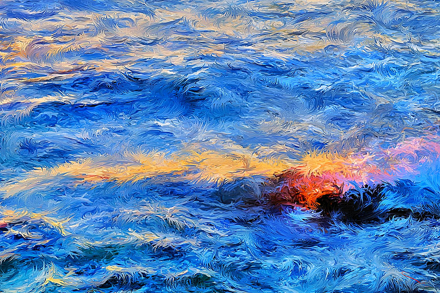 Pacific Ocean Digital Art by SM Shahrokni