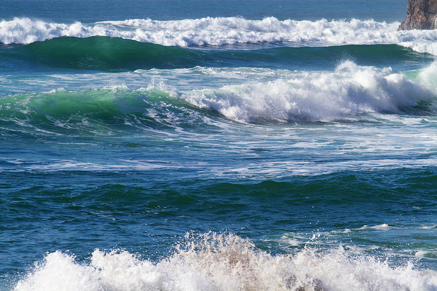 Pacific Ocean Waves California Usa Photograph by Mark Miller Photos