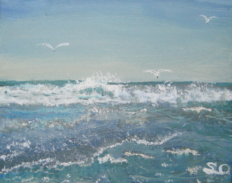 Pacific Painting by Olesya Sytnyk