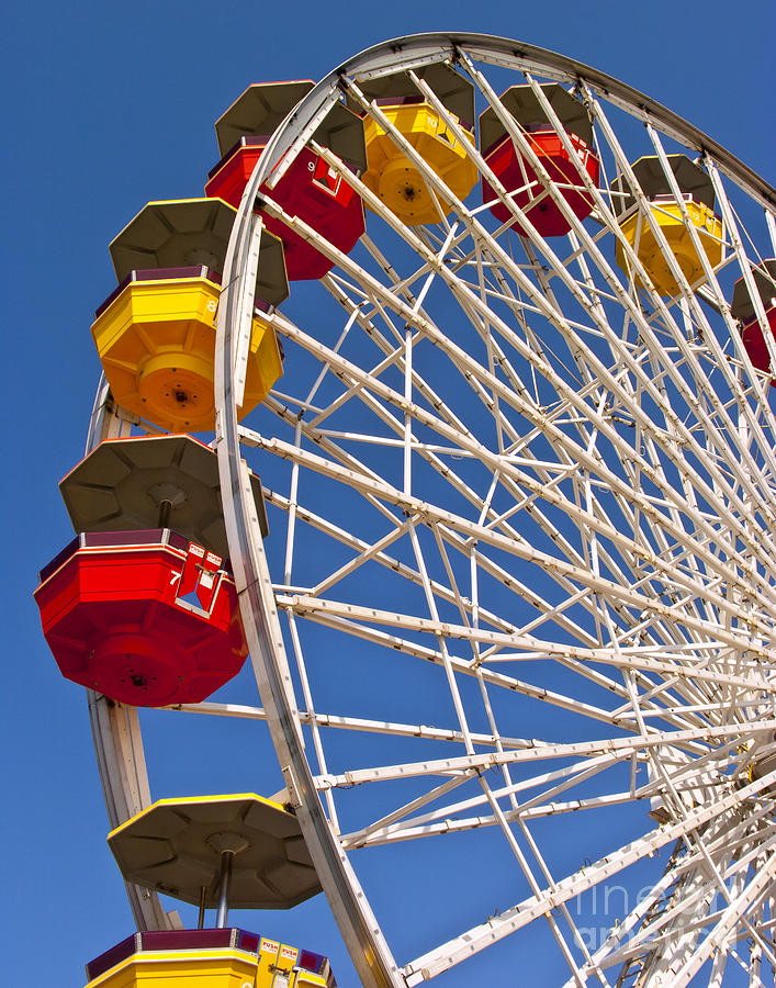 Pacific Park Ferris Wheel 1 Photograph by David Doucot