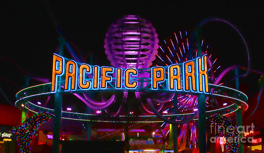 Pacific Park - Santa Monica By Diana Sainz Photograph