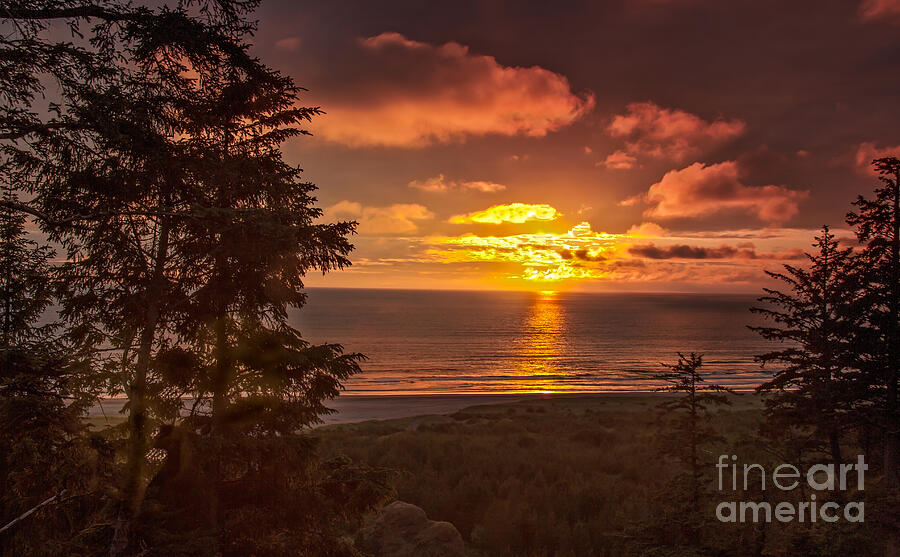 Pacific Sunset Photograph by Robert Bales