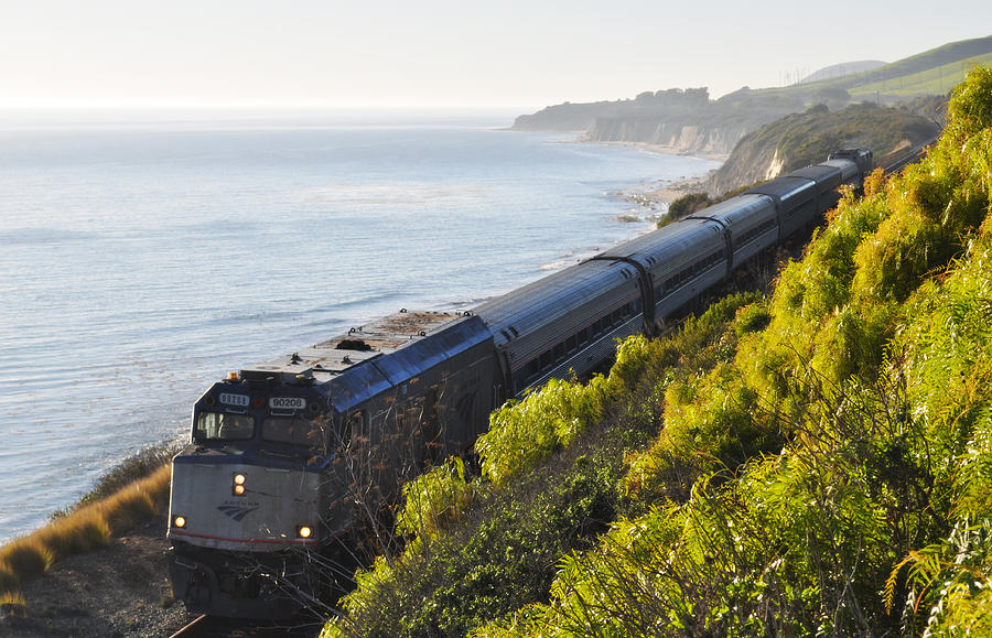Pacific Surfliner Along The Central Coast Photograph by Kyle Hanson