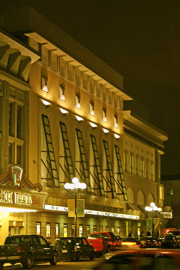 San Diego Photograph - Pacific Theatres In San Diego At Night by Ben and Raisa Gertsberg