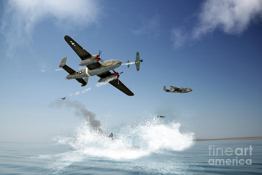 Pacific War Digital Art by Airpower Art