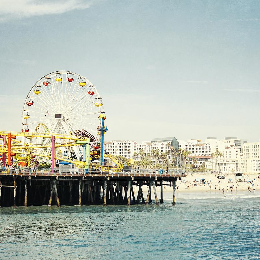 Los Angeles Photograph - Pacific Wheel  by Bree Madden 