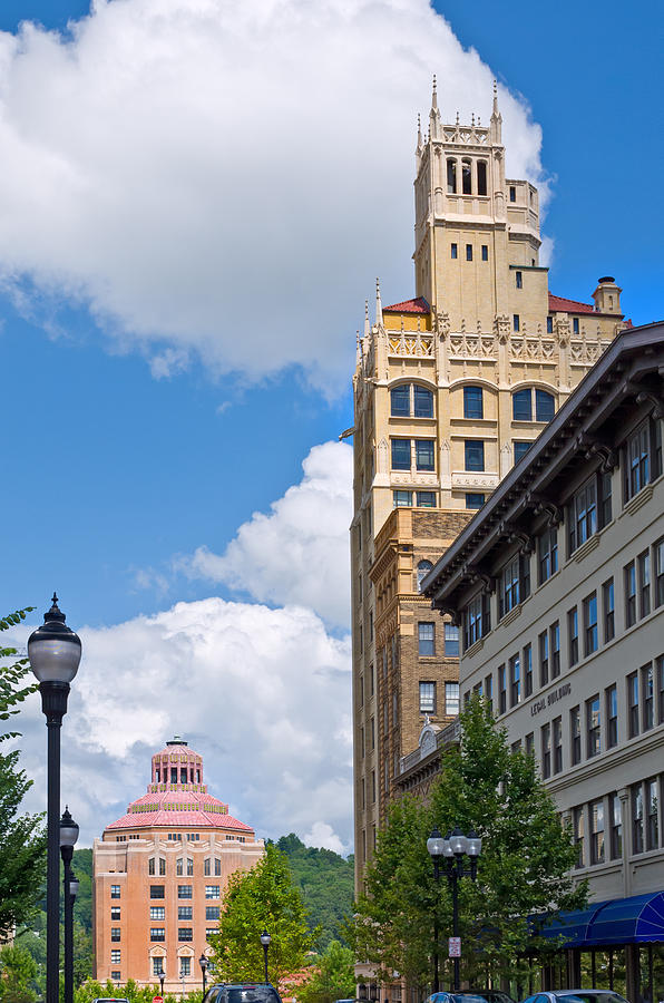 Pack Square in Downtown Asheville Photograph by Melinda Fawver