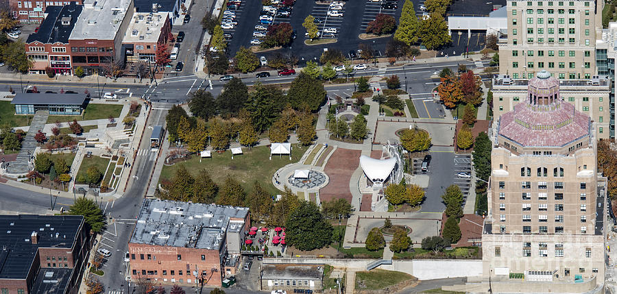 Pack Square Park in Asheville Photograph by David Oppenheimer - Fine ...