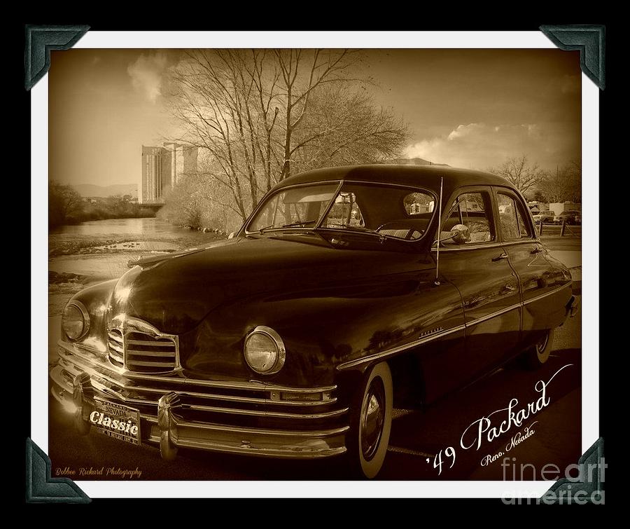 Reno Photograph - Packard Classic at Truckee River by Bobbee Rickard