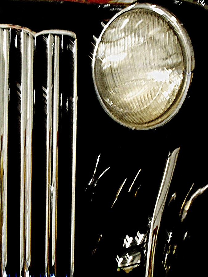 Packard Headlight Photograph by Randall Weidner