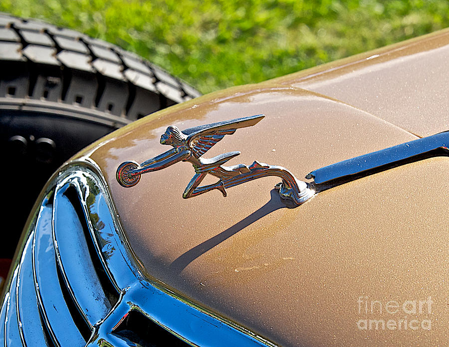 Packard Race Car Hood Ornament Photograph by Dave Koontz