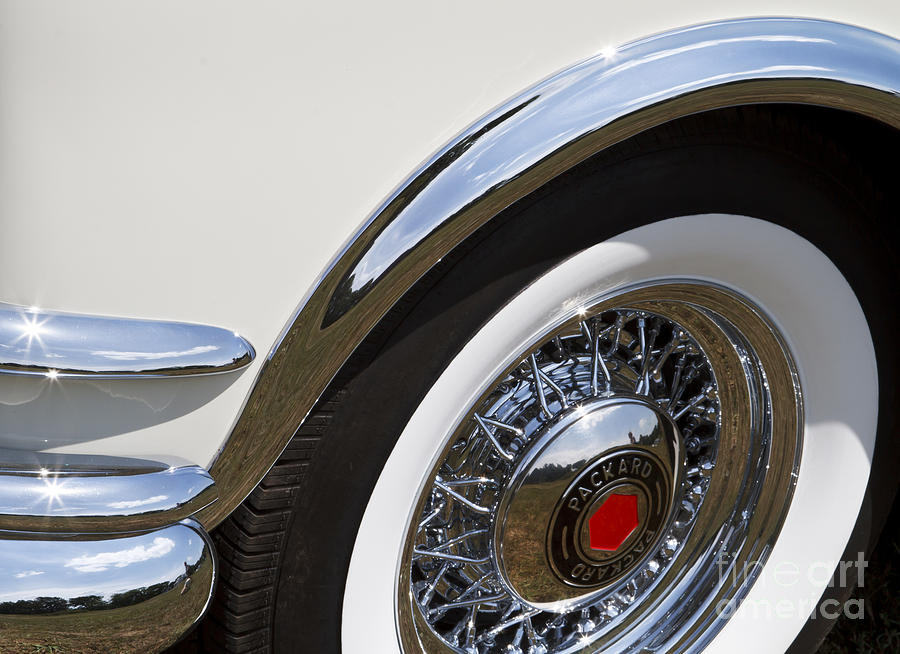 Packard Wheel Photograph by Dennis Hedberg